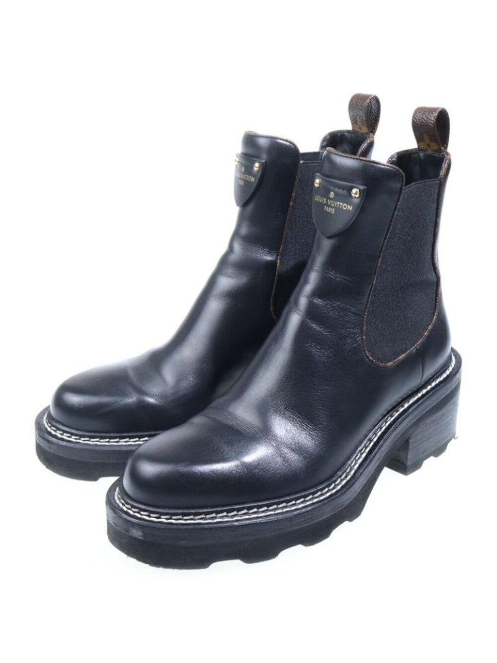 Louis Vuitton Monogram Bobble Line Boots - Picture 2 of 6